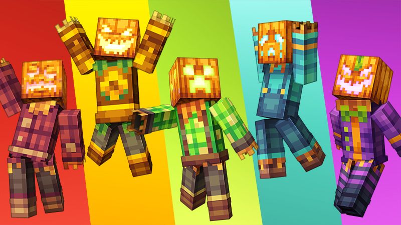 Rainbow Scarecrows on the Minecraft Marketplace by Piston Solutions