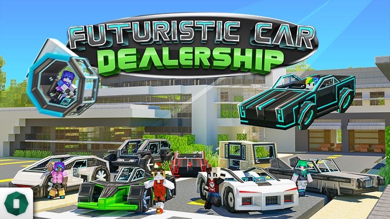 Futuristic Car Dealership on the Minecraft Marketplace by Octovon Futuristic Car Dealership on the Minecraft Marketplace by Octovon