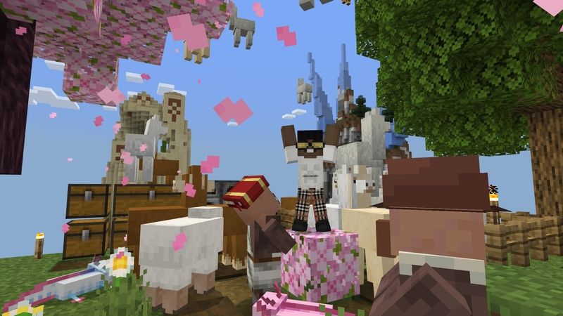 ONEBLOCK BUT FALLING MOBS by AquaStudio