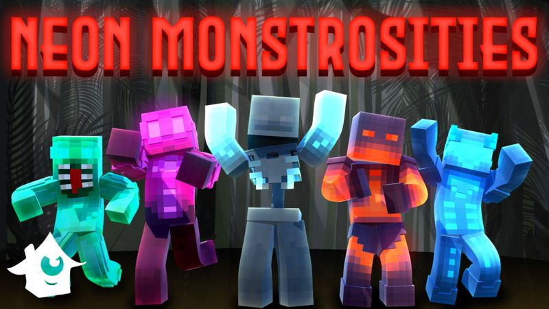 Neon Monstrosities on the Minecraft Marketplace by House of How Neon Monstrosities on the Minecraft Marketplace by House of How