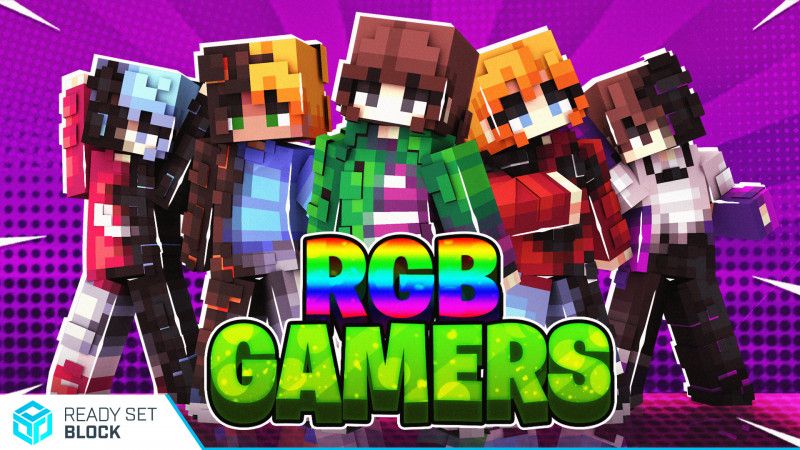 RGB Gamers on the Minecraft Marketplace by Ready, Set, Block! RGB Gamers on the Minecraft Marketplace by Ready, Set, Block!