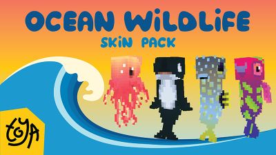 Ocean Wildlife Skin Pack on the Minecraft Marketplace by Toya