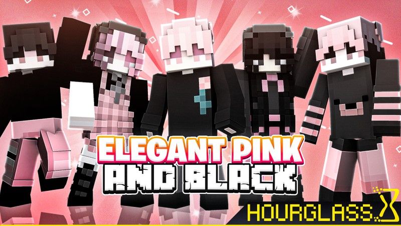 Elegant Pink and Black on the Minecraft Marketplace by Hourglass Studios