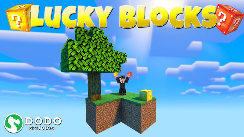 Lucky Blocks Skyblock on the Minecraft Marketplace by Dodo Studios Lucky Blocks Skyblock on the Minecraft Marketplace by Dodo Studios