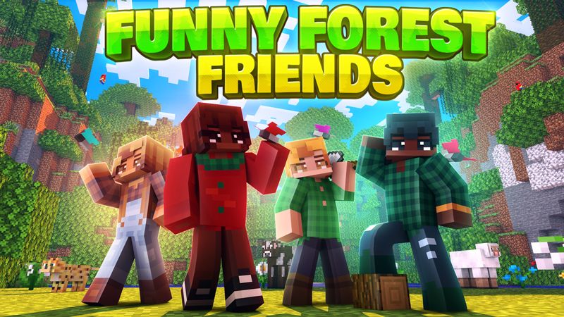 Funny Forest Friends on the Minecraft Marketplace by Giggle Block Studios Funny Forest Friends on the Minecraft Marketplace by Giggle Block Studios