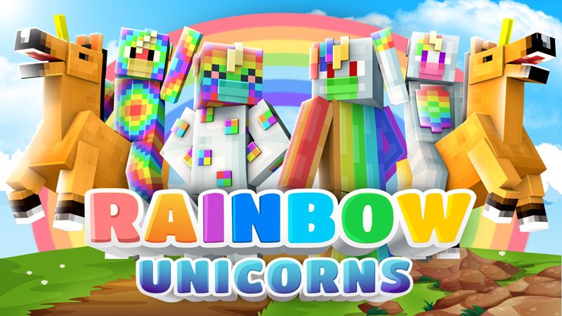 Rainbow Unicorns by The Craft Stars (Minecraft Skin Pack) - Minecraft ...