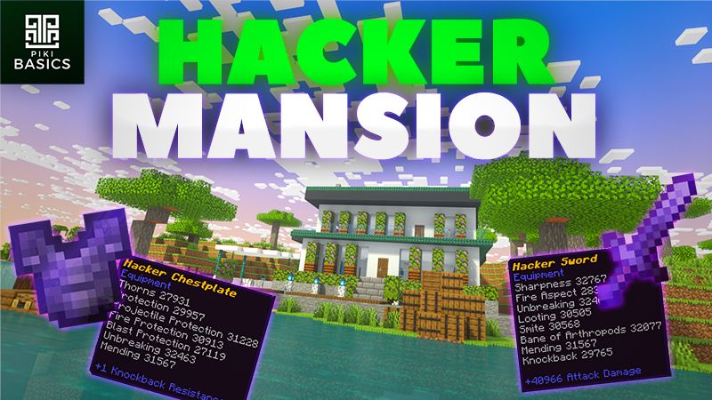 Hacker Mansion on the Minecraft Marketplace by Piki Studios Hacker Mansion on the Minecraft Marketplace by Piki Studios