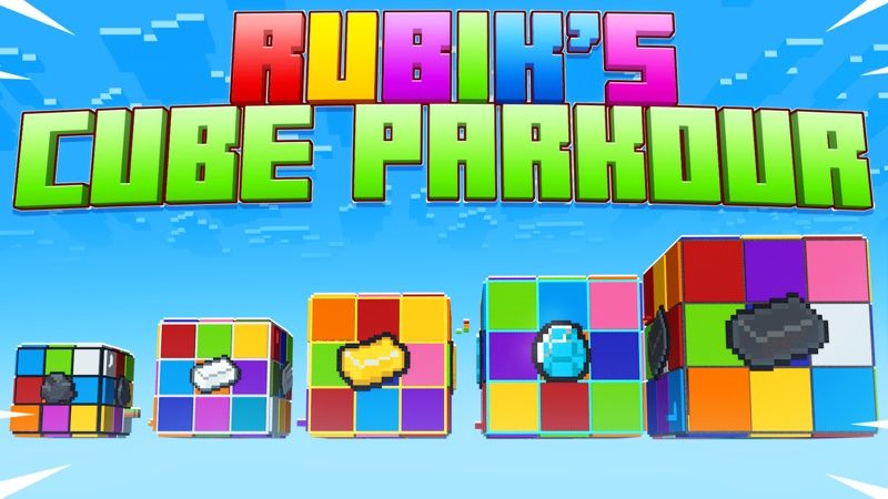 Rubiks Cube Parkour on the Minecraft Marketplace by Pixell Studio