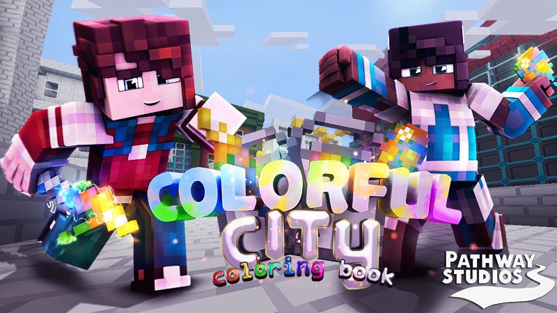 Colorful City Coloring Book