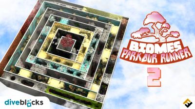 Parkour Runner Biomes 2 on the Minecraft Marketplace by Diveblocks