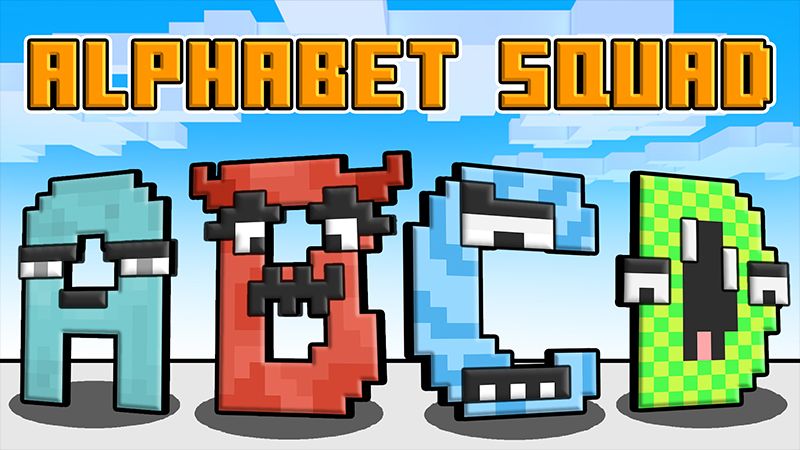 Alphabet Squad on the Minecraft Marketplace by HeroPixels Alphabet Squad on the Minecraft Marketplace by HeroPixels