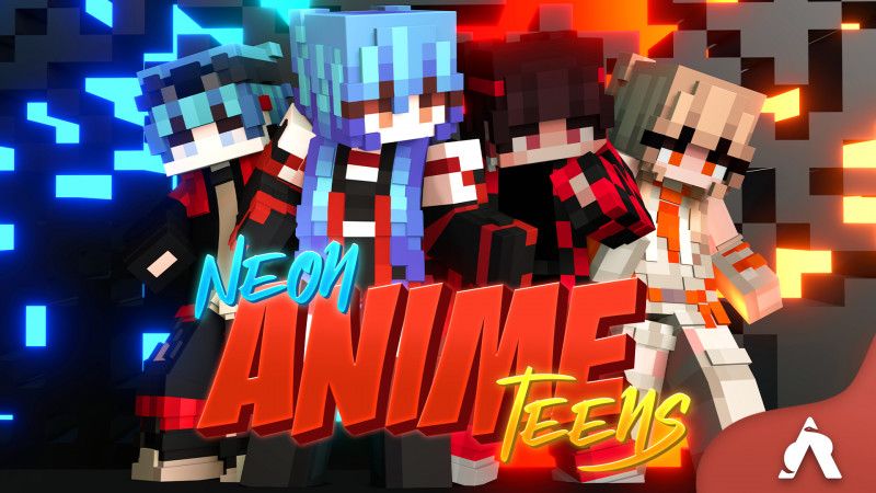 Neon Anime Teens on the Minecraft Marketplace by Atheris Games