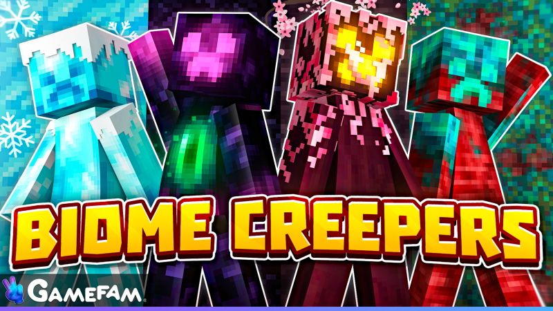 Biome Creepers on the Minecraft Marketplace by Gamefam
