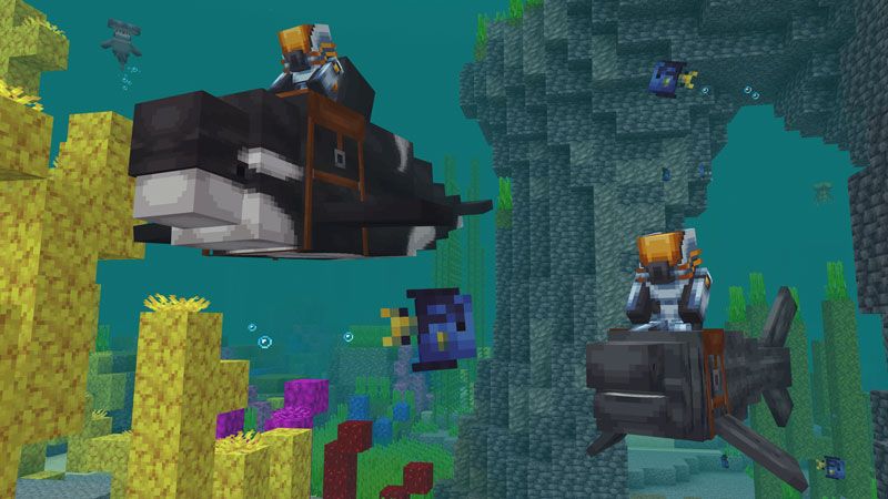 Aquatic Animals by HorizonBlocks