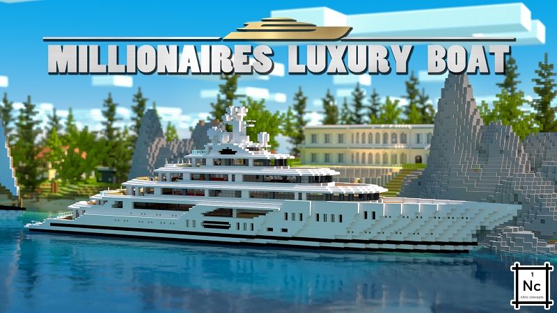 Millionaires Luxury Boat on the Minecraft Marketplace by Nitric Concepts Millionaires Luxury Boat on the Minecraft Marketplace by Nitric Concepts