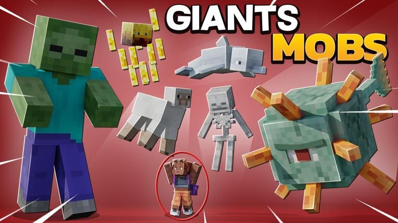 Giant Mobs on the Minecraft Marketplace by ASCENT
