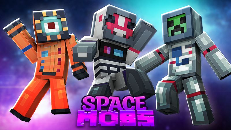 Mobs In Space By The Lucky Petals (Minecraft Skin Pack)   Minecraft