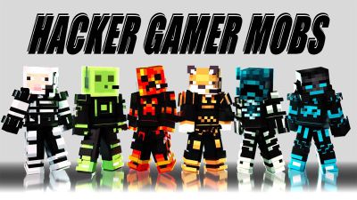 Hacker Gamer Mobs on the Minecraft Marketplace by Eescal Studios
