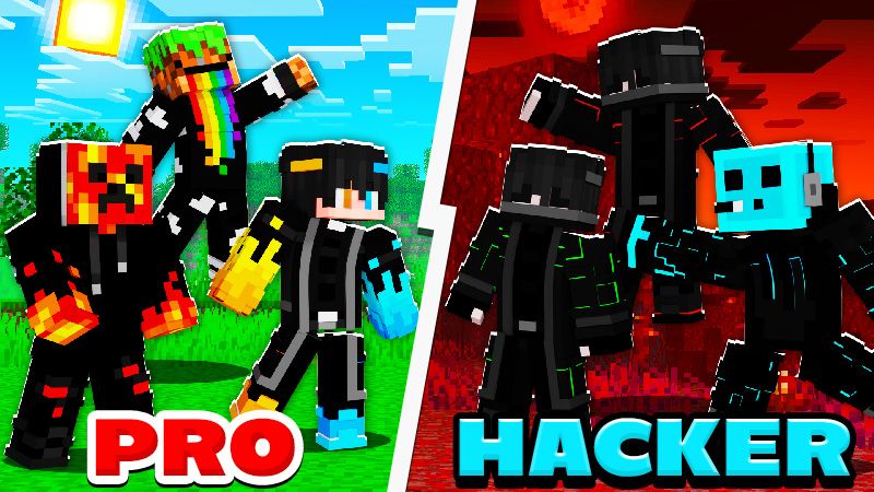 Pro VS Hacker on the Minecraft Marketplace by inPixel Pro VS Hacker on the Minecraft Marketplace by inPixel