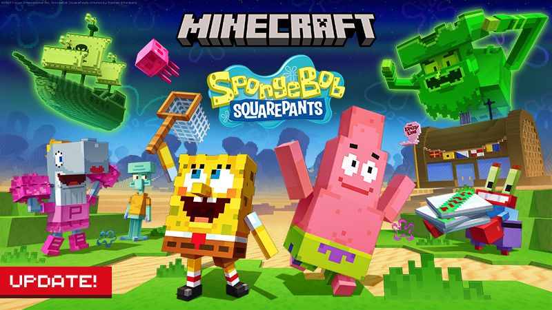 SpongeBob SquarePants on the Minecraft Marketplace by Spark Universe SpongeBob SquarePants on the Minecraft Marketplace by Spark Universe