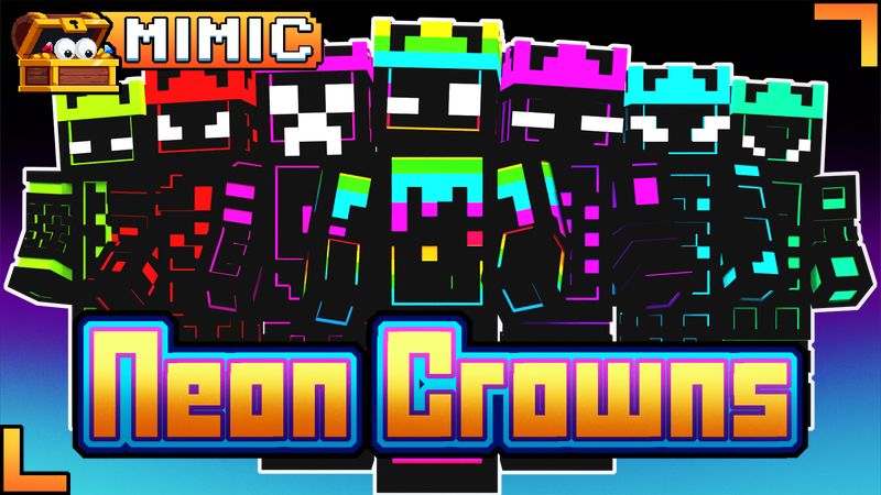 Neon Crowns on the Minecraft Marketplace by Mimic