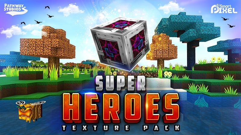 Super Heroes Texture Pack on the Minecraft Marketplace by Pathway Studios Super Heroes Texture Pack on the Minecraft Marketplace by Pathway Studios