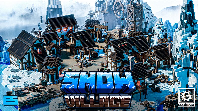 Snow Village on the Minecraft Marketplace by Gearblocks Snow Village on the Minecraft Marketplace by Gearblocks