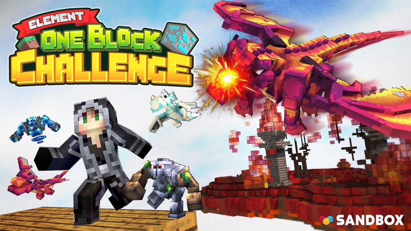Element One Block Challenge on the Minecraft Marketplace by Sandbox Network