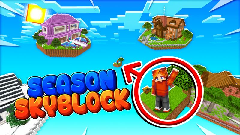Season Skyblock on the Minecraft Marketplace by Pixelusion Season Skyblock on the Minecraft Marketplace by Pixelusion