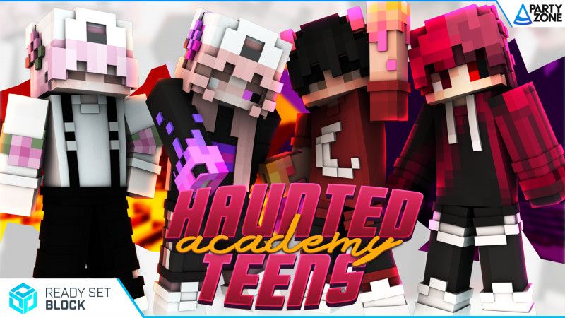 Haunted Academy Teens on the Minecraft Marketplace by Ready, Set, Block! Haunted Academy Teens on the Minecraft Marketplace by Ready, Set, Block!