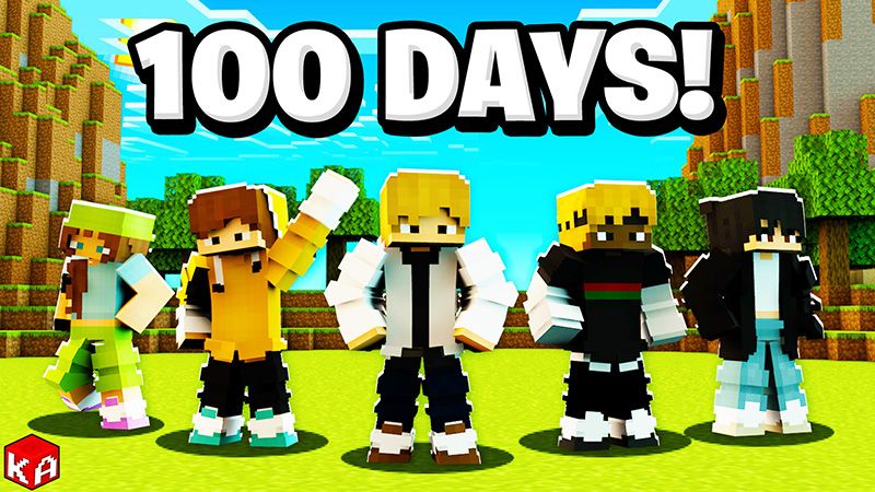 100 Days Survivors on the Minecraft Marketplace by KA Studios