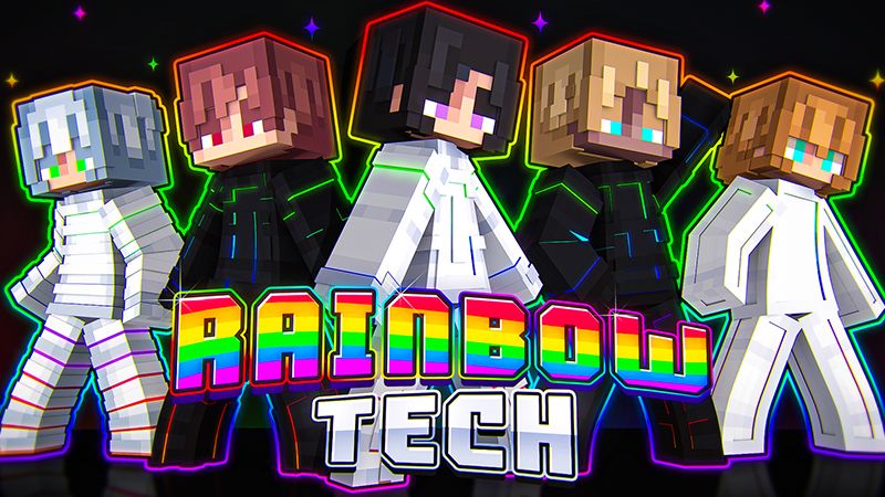 Rainbow Tech on the Minecraft Marketplace by Radium Studio