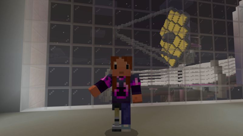 James Web Space Telescope by Minecraft