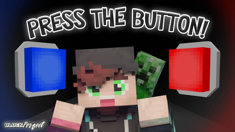 Press The Button on the Minecraft Marketplace by Block Perfect Studios