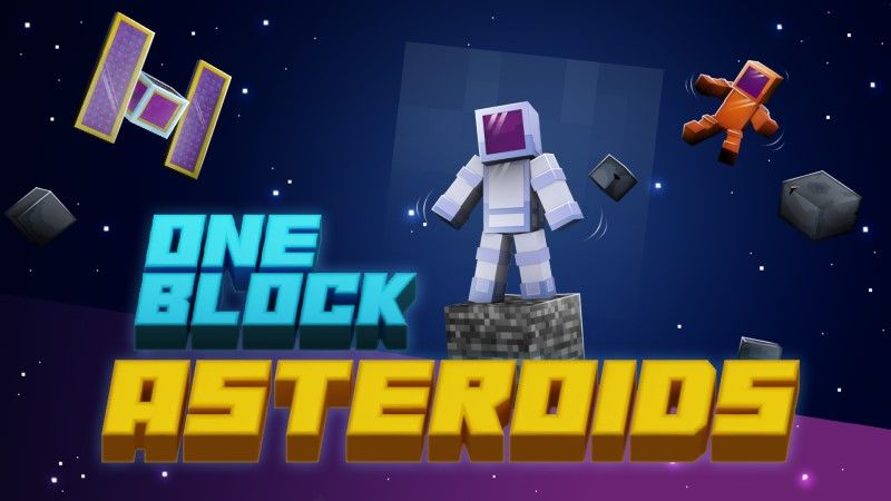 One Block Asteroids on the Minecraft Marketplace by Nitric Concepts