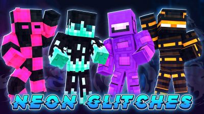 Neon Glitches on the Minecraft Marketplace by BLOCKLAB Studios