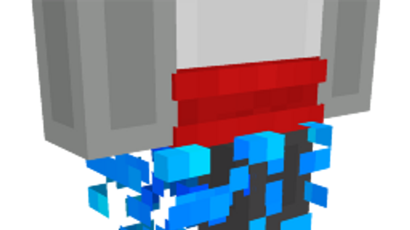 Blue Genie Smoke Legs on the Minecraft Marketplace by Dots Aglow