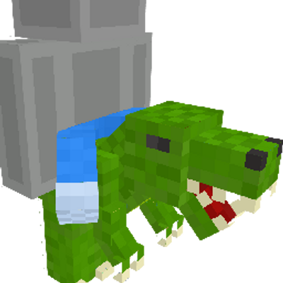 Im Riding a Dinosaur on the Minecraft Marketplace by Cleverlike