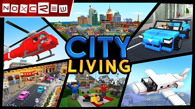 City Living on the Minecraft Marketplace by Noxcrew City Living on the Minecraft Marketplace by Noxcrew