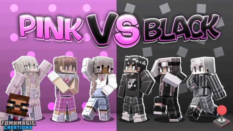 Pink vs Black Fashion on the Minecraft Marketplace by Tomhmagic Creations