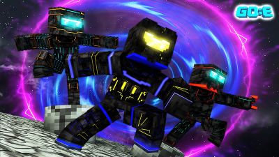 Neon Robots on the Minecraft Marketplace by GoE-Craft