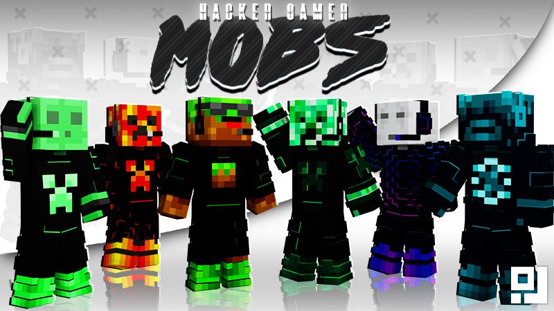Gamer Hacker Mobs on the Minecraft Marketplace by inPixel