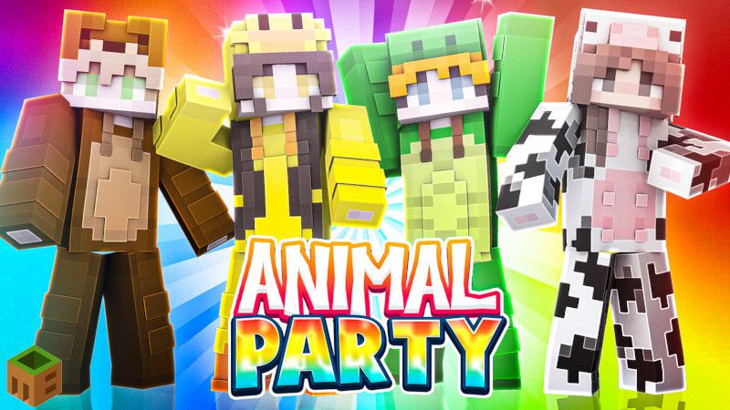 Animal Party on the Minecraft Marketplace by MobBlocks Animal Party on the Minecraft Marketplace by MobBlocks