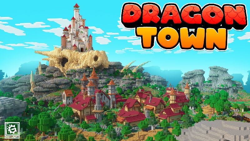 Dragon Town on the Minecraft Marketplace by Gearblocks Dragon Town on the Minecraft Marketplace by Gearblocks