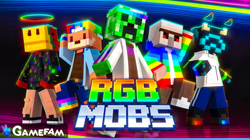 RGB Mobs on the Minecraft Marketplace by Gamefam