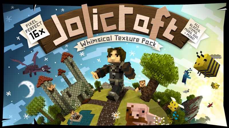 Jolicraft Texture Pack on the Minecraft Marketplace by Jolicraft Jolicraft Texture Pack on the Minecraft Marketplace by Jolicraft