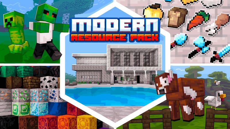 Modern Resource Pack on the Minecraft Marketplace by Bunny Studios