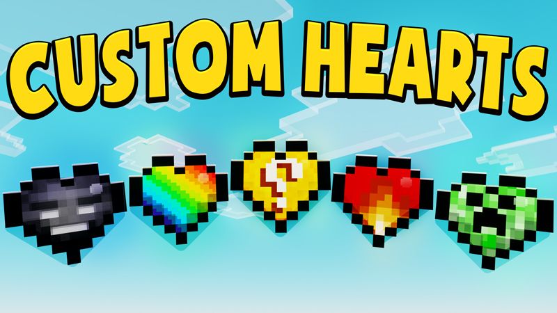 CUSTOM HEARTS on the Minecraft Marketplace by Chunklabs CUSTOM HEARTS on the Minecraft Marketplace by Chunklabs