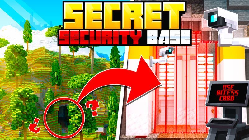 Secret Security Base on the Minecraft Marketplace by 5 Frame Studios