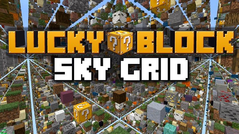Lucky Block Sky Grid
